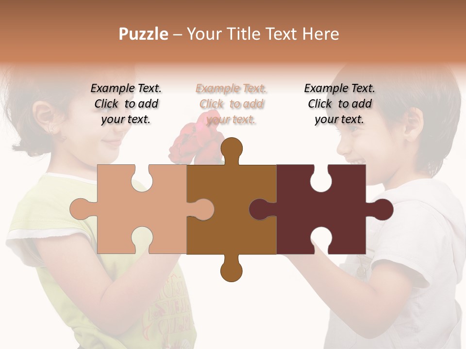 Family Sweet Caucasian PowerPoint Template