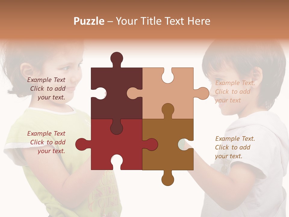 Family Sweet Caucasian PowerPoint Template