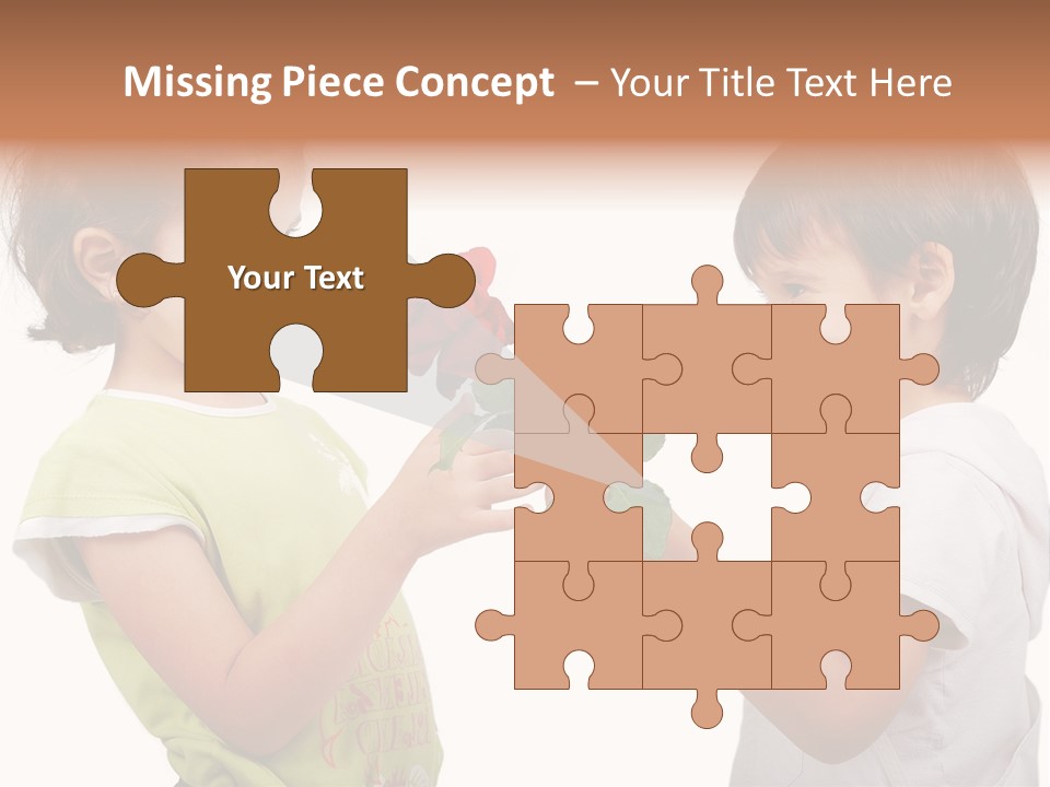 Family Sweet Caucasian PowerPoint Template