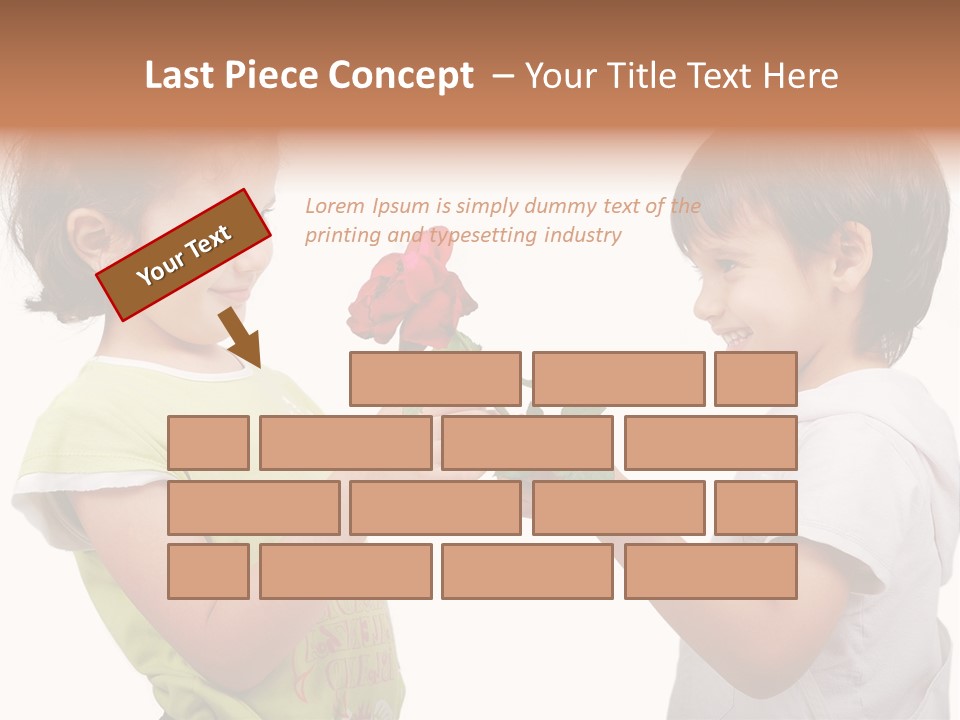 Family Sweet Caucasian PowerPoint Template