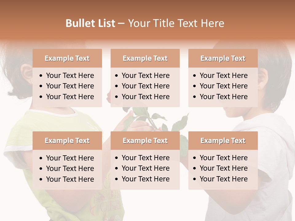 Family Sweet Caucasian PowerPoint Template