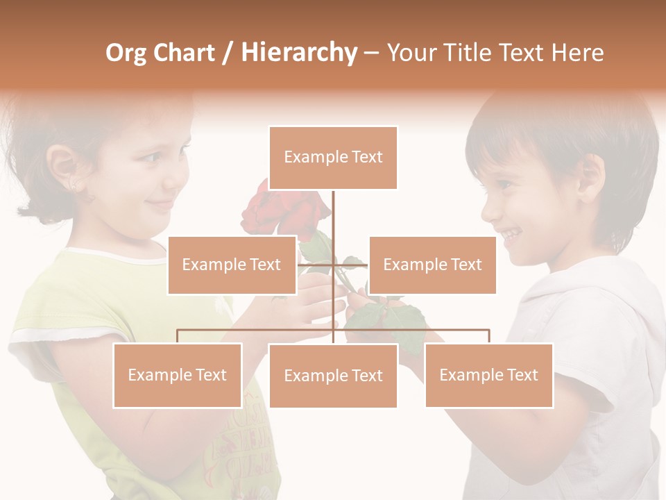 Family Sweet Caucasian PowerPoint Template