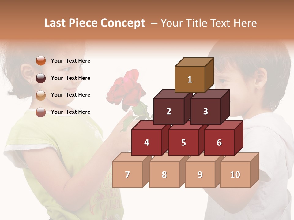 Family Sweet Caucasian PowerPoint Template