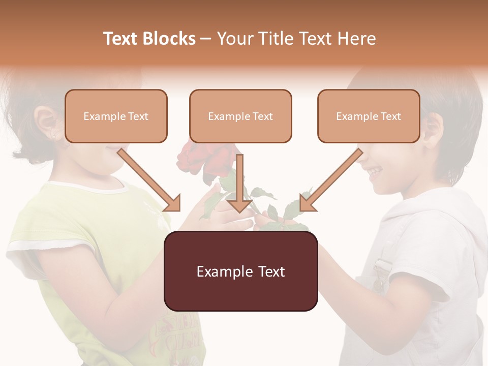 Family Sweet Caucasian PowerPoint Template