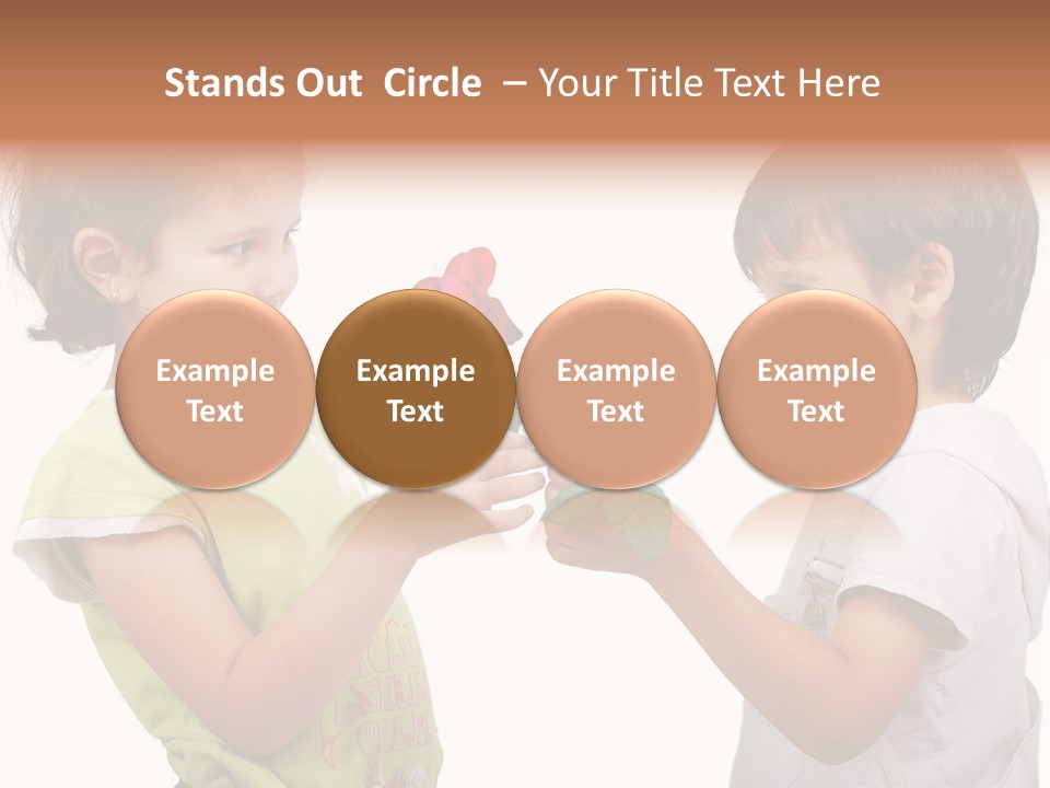 Family Sweet Caucasian PowerPoint Template