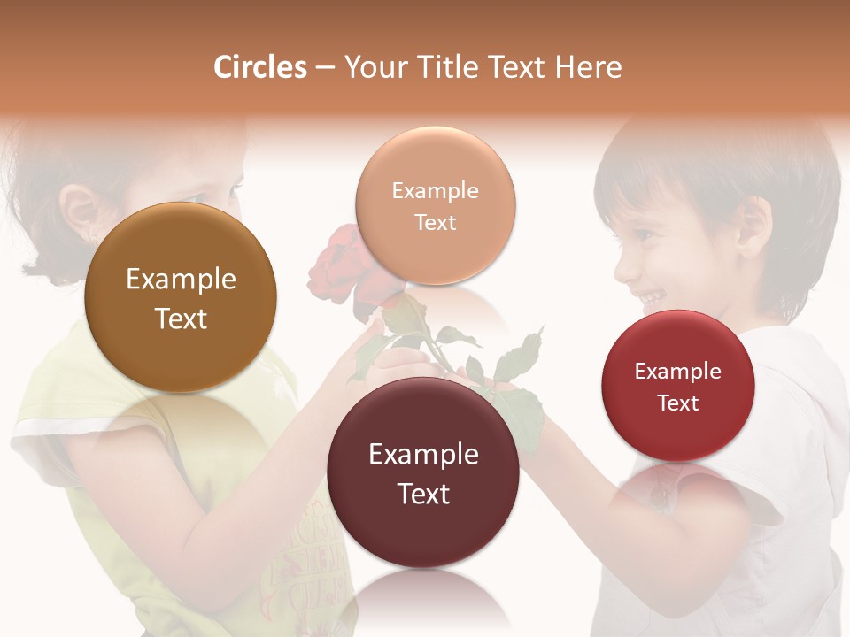 Family Sweet Caucasian PowerPoint Template