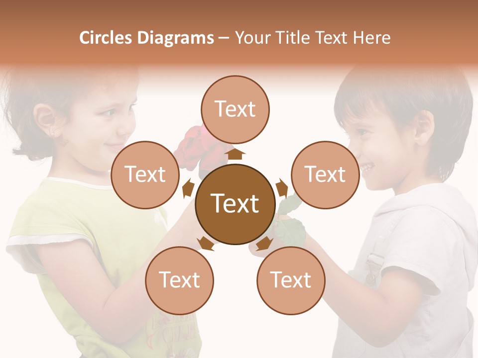 Family Sweet Caucasian PowerPoint Template