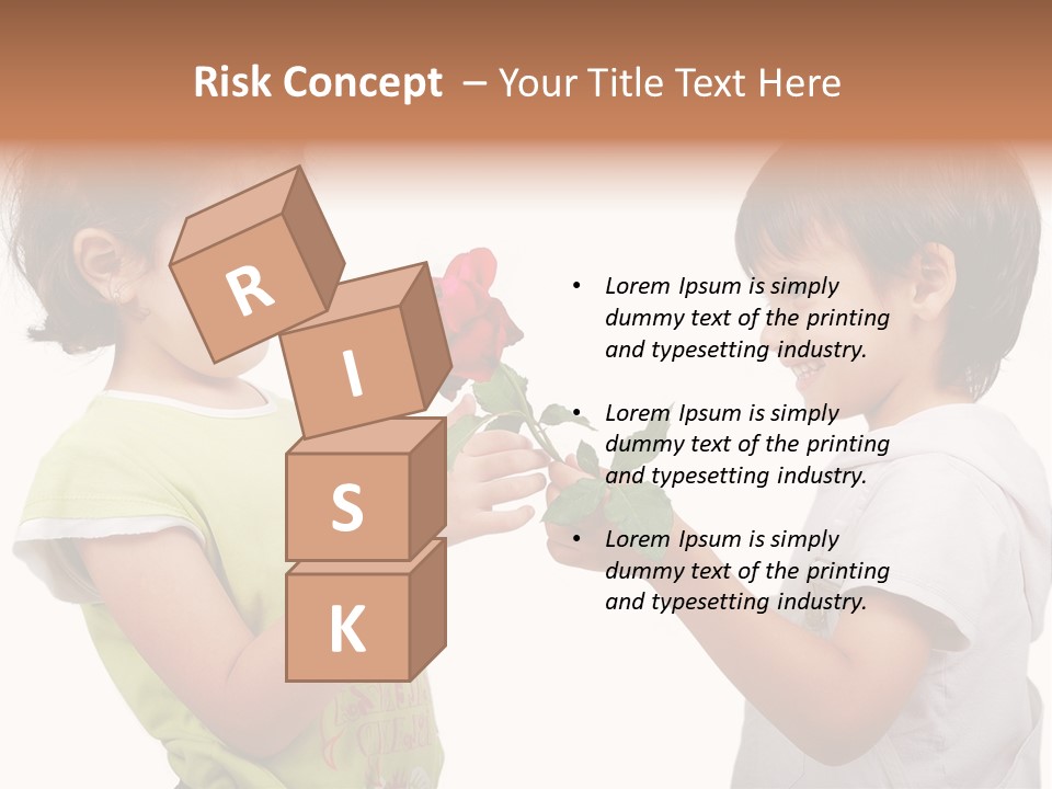 Family Sweet Caucasian PowerPoint Template