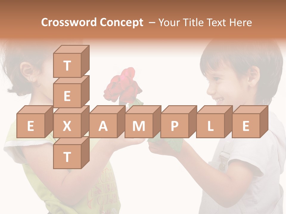 Family Sweet Caucasian PowerPoint Template