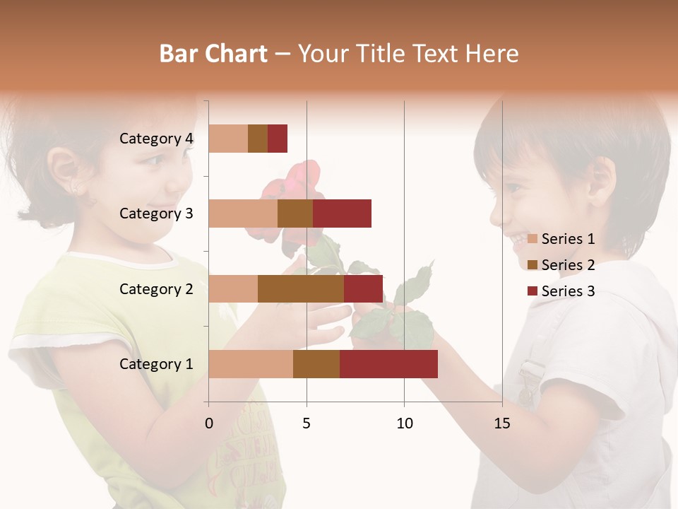 Family Sweet Caucasian PowerPoint Template