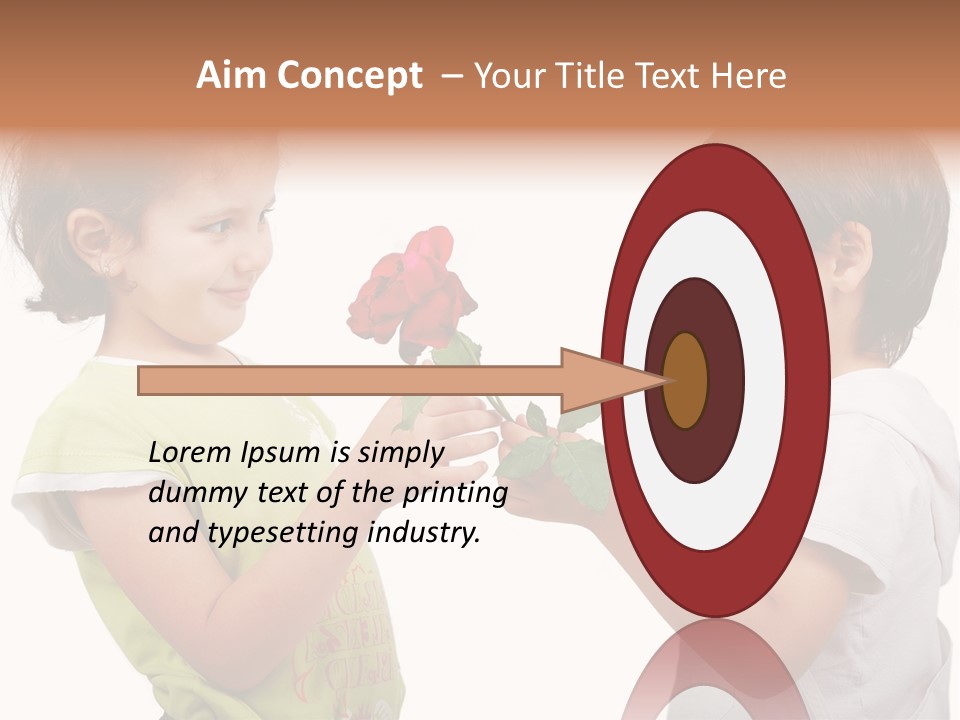 Family Sweet Caucasian PowerPoint Template