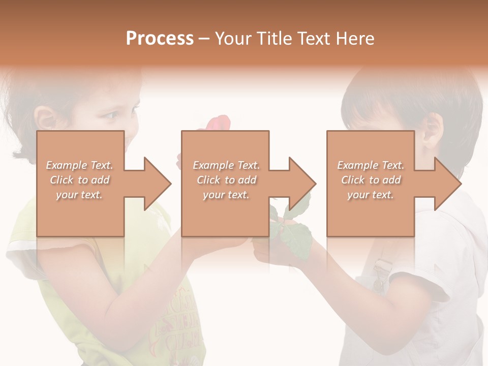 Family Sweet Caucasian PowerPoint Template