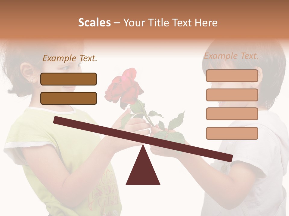 Family Sweet Caucasian PowerPoint Template