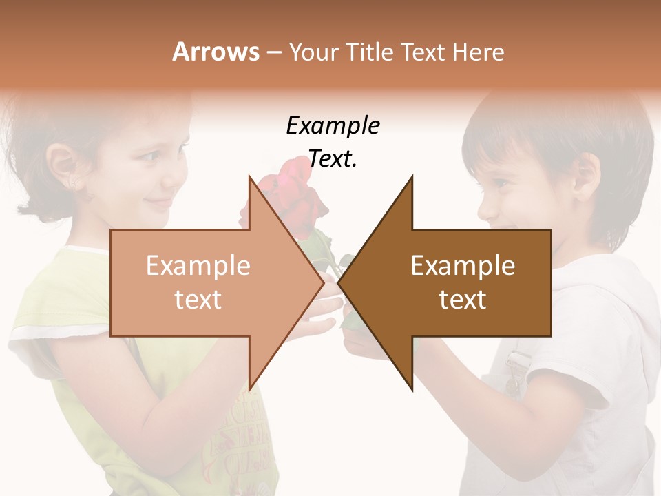 Family Sweet Caucasian PowerPoint Template