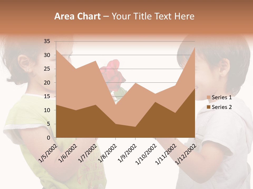 Family Sweet Caucasian PowerPoint Template