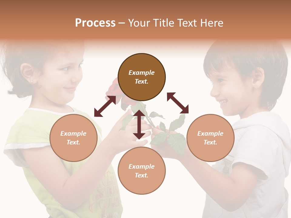 Family Sweet Caucasian PowerPoint Template