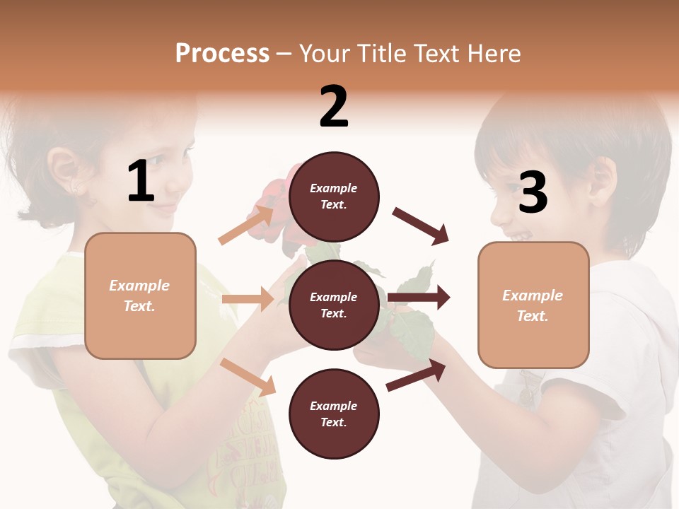 Family Sweet Caucasian PowerPoint Template