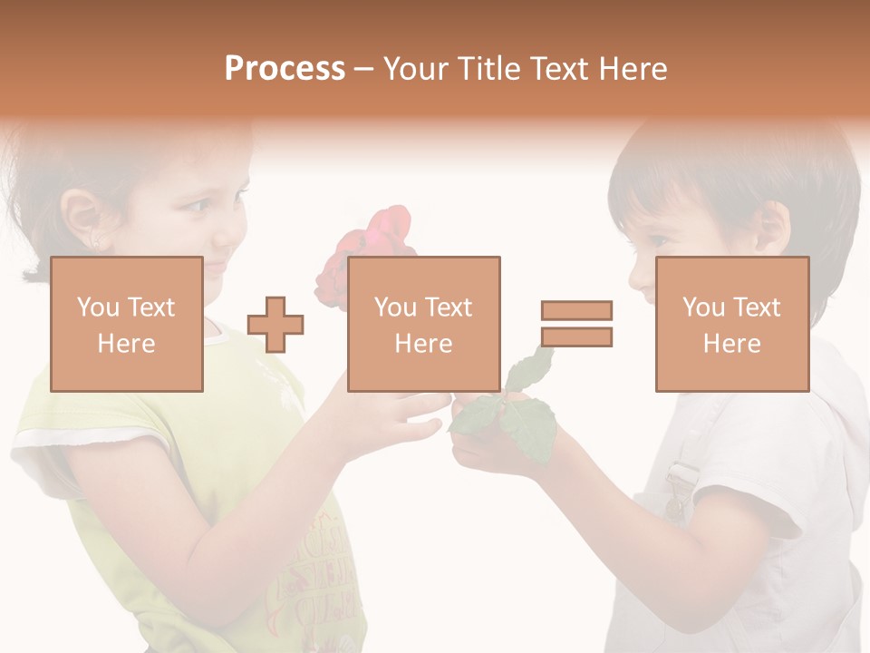 Family Sweet Caucasian PowerPoint Template