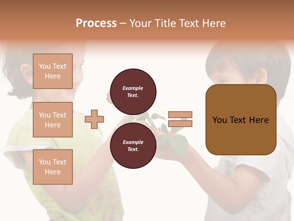 Family Sweet Caucasian PowerPoint Template