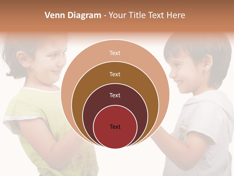 Family Sweet Caucasian PowerPoint Template
