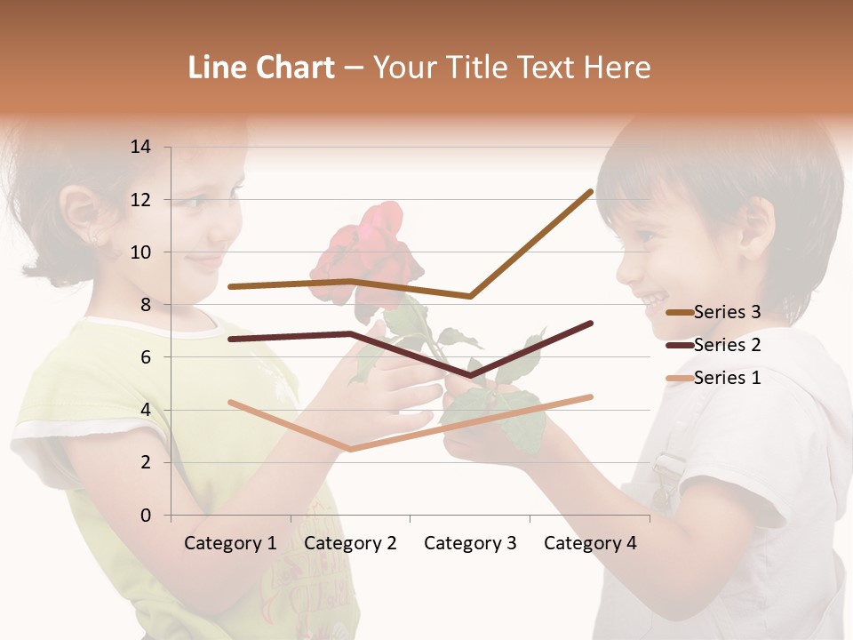 Family Sweet Caucasian PowerPoint Template