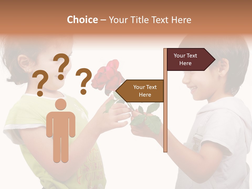 Family Sweet Caucasian PowerPoint Template