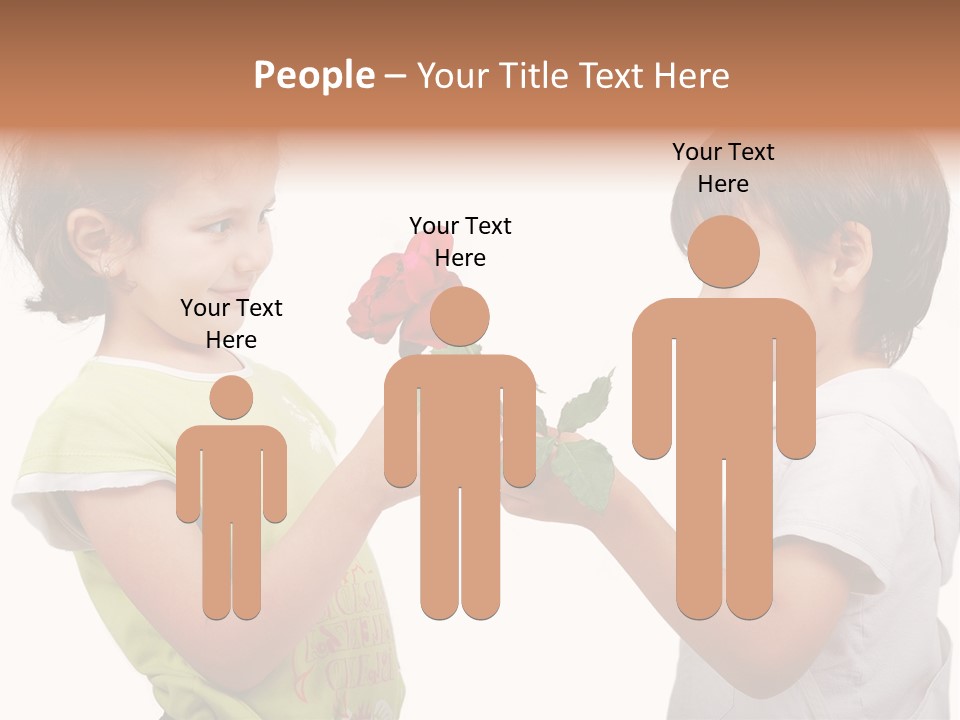 Family Sweet Caucasian PowerPoint Template