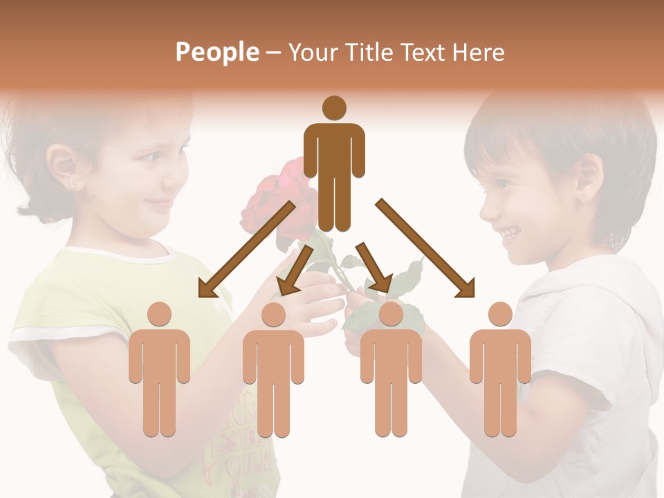 Family Sweet Caucasian PowerPoint Template