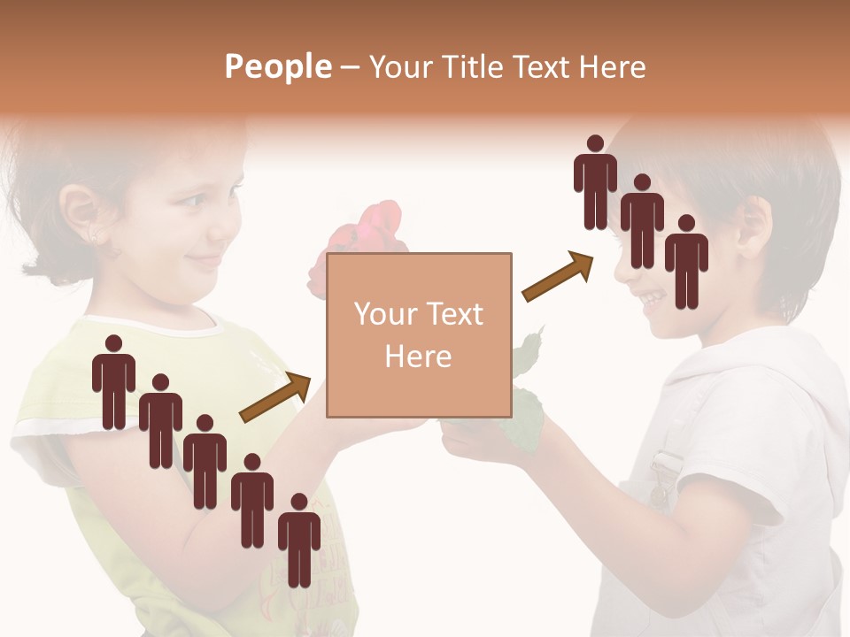 Family Sweet Caucasian PowerPoint Template