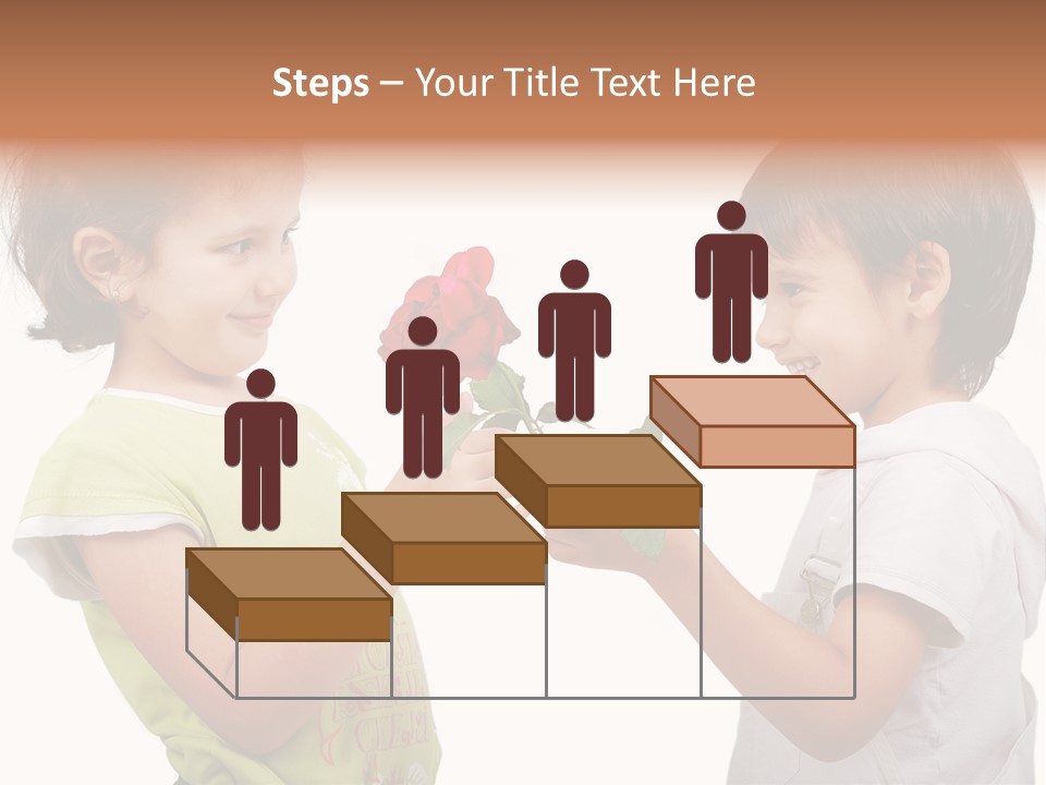 Family Sweet Caucasian PowerPoint Template