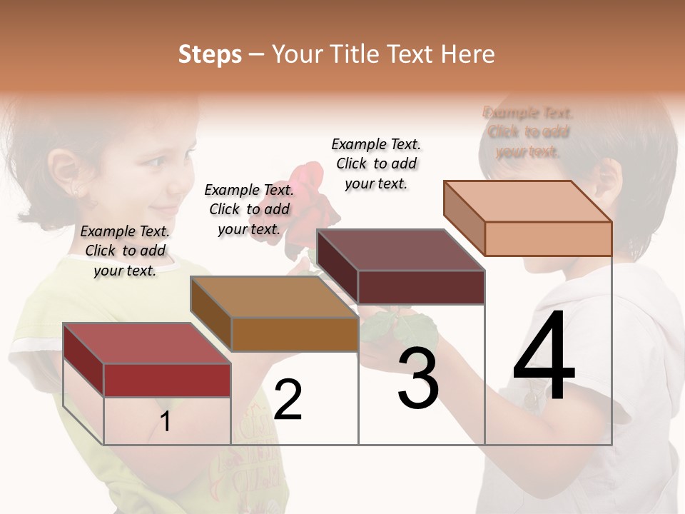 Family Sweet Caucasian PowerPoint Template