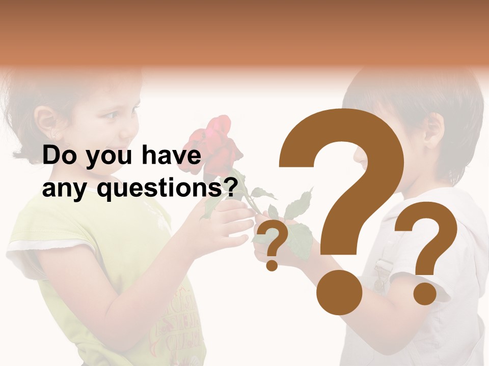 Family Sweet Caucasian PowerPoint Template