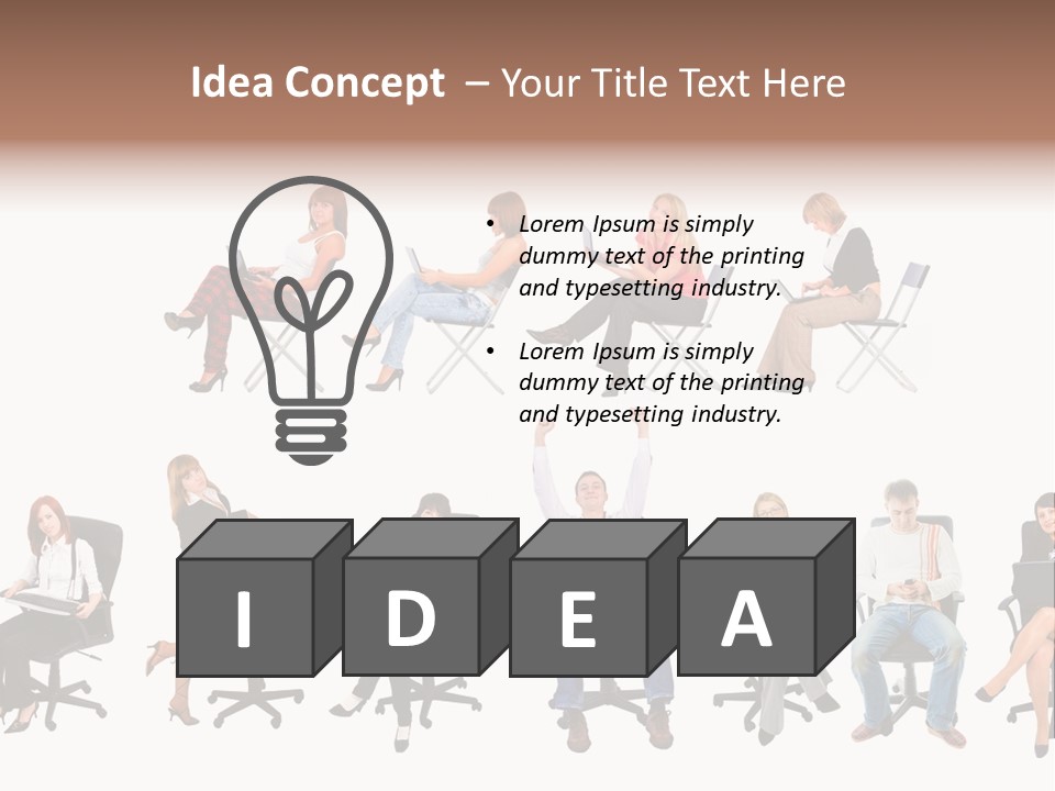 Seat Fun Cute PowerPoint Template