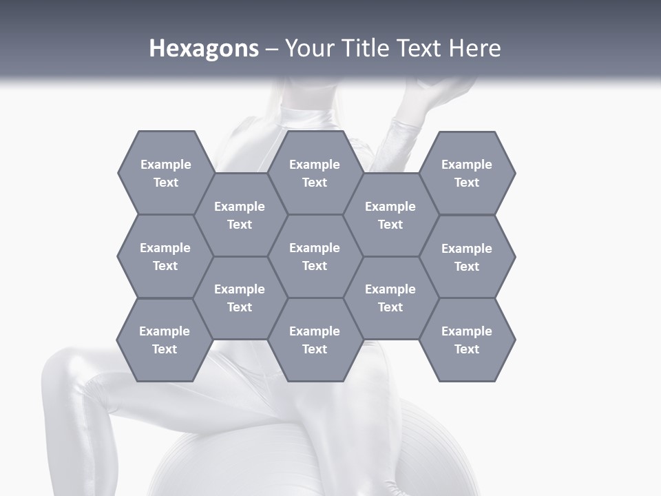 Girl Isolated Cyber PowerPoint Template