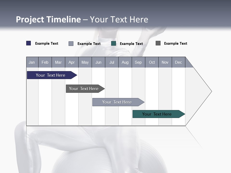 Girl Isolated Cyber PowerPoint Template