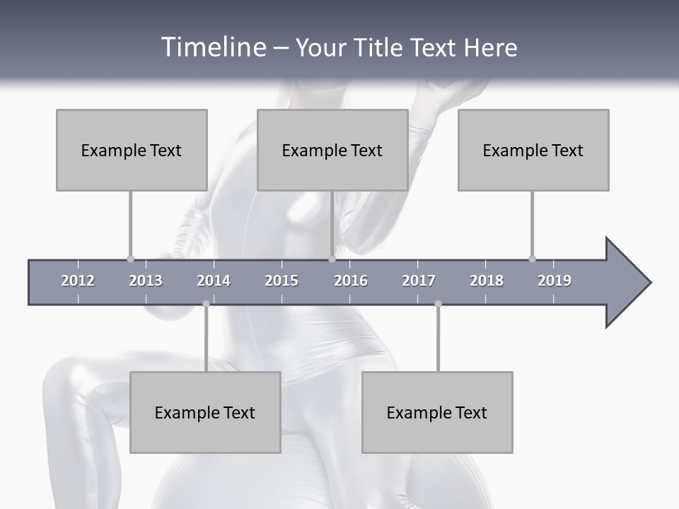 Girl Isolated Cyber PowerPoint Template