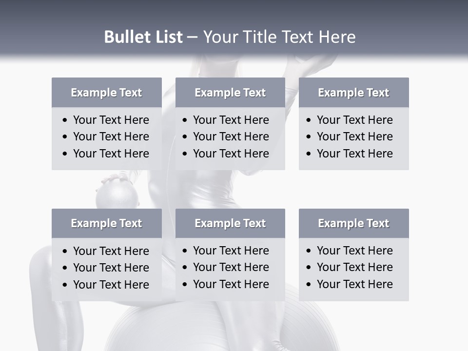 Girl Isolated Cyber PowerPoint Template