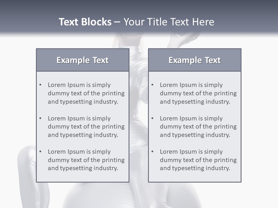 Girl Isolated Cyber PowerPoint Template