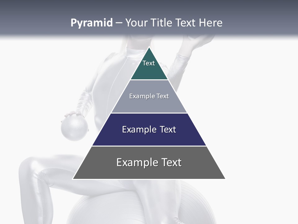 Girl Isolated Cyber PowerPoint Template