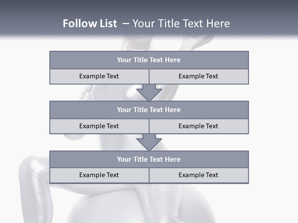Girl Isolated Cyber PowerPoint Template