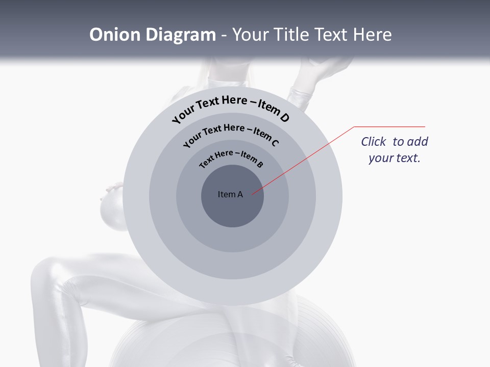 Girl Isolated Cyber PowerPoint Template