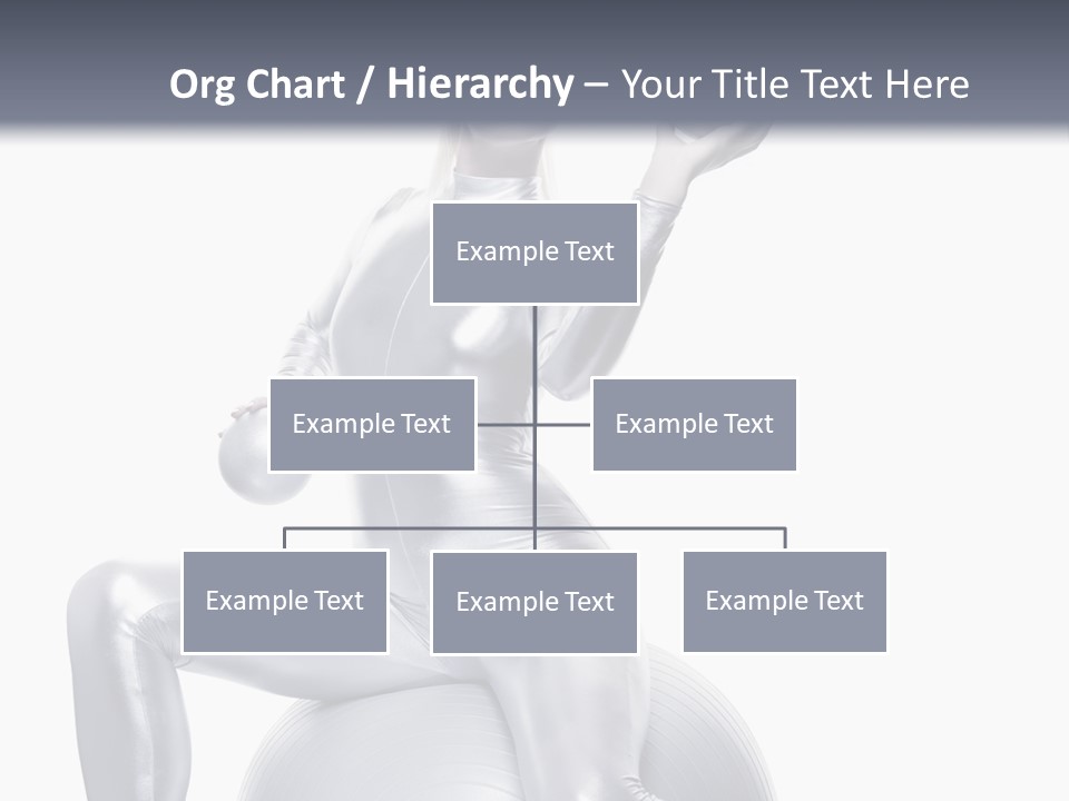 Girl Isolated Cyber PowerPoint Template