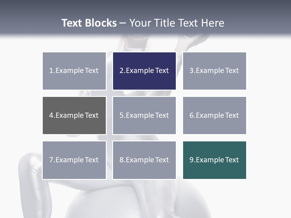 Girl Isolated Cyber PowerPoint Template