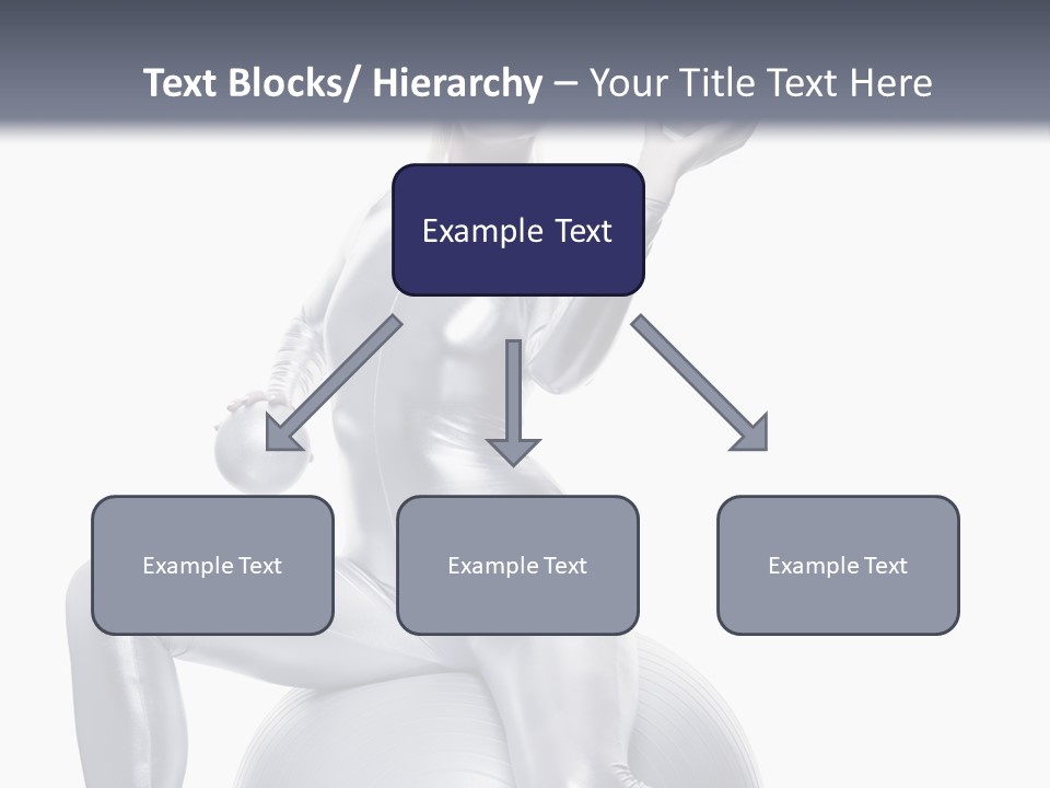 Girl Isolated Cyber PowerPoint Template