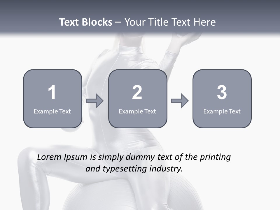 Girl Isolated Cyber PowerPoint Template