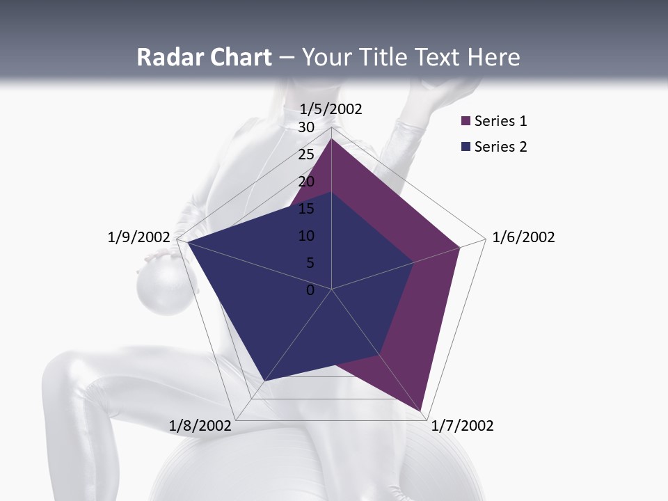 Girl Isolated Cyber PowerPoint Template