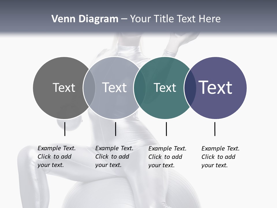 Girl Isolated Cyber PowerPoint Template