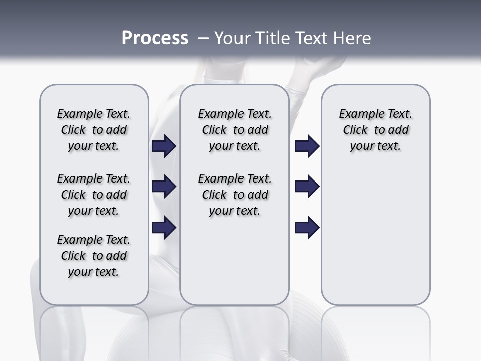 Girl Isolated Cyber PowerPoint Template
