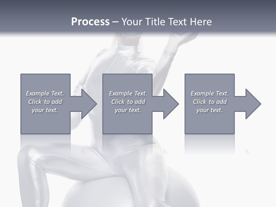 Girl Isolated Cyber PowerPoint Template