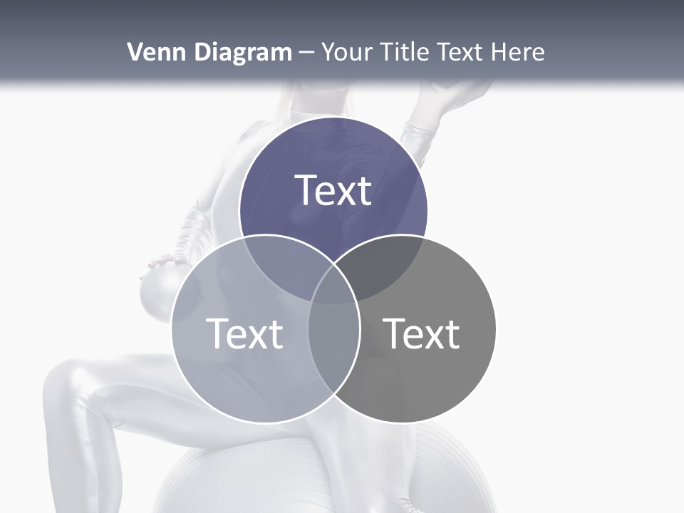 Girl Isolated Cyber PowerPoint Template